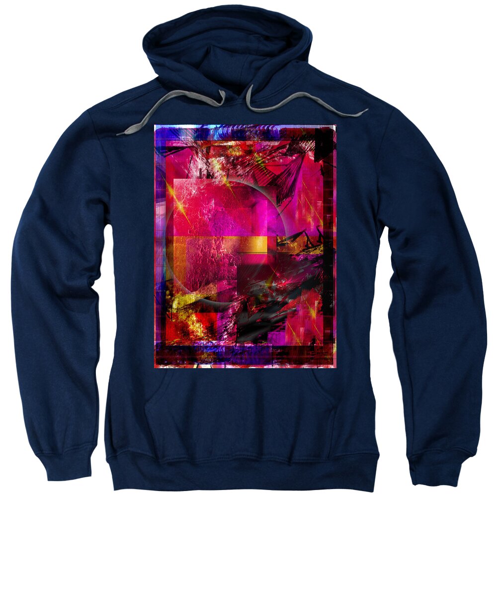 Abstract Sweatshirt featuring the digital art Light particles by Art Di
