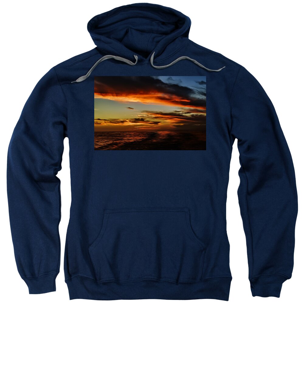 Coast Sweatshirt featuring the photograph Marco Sunset No.13 by Mark Myhaver