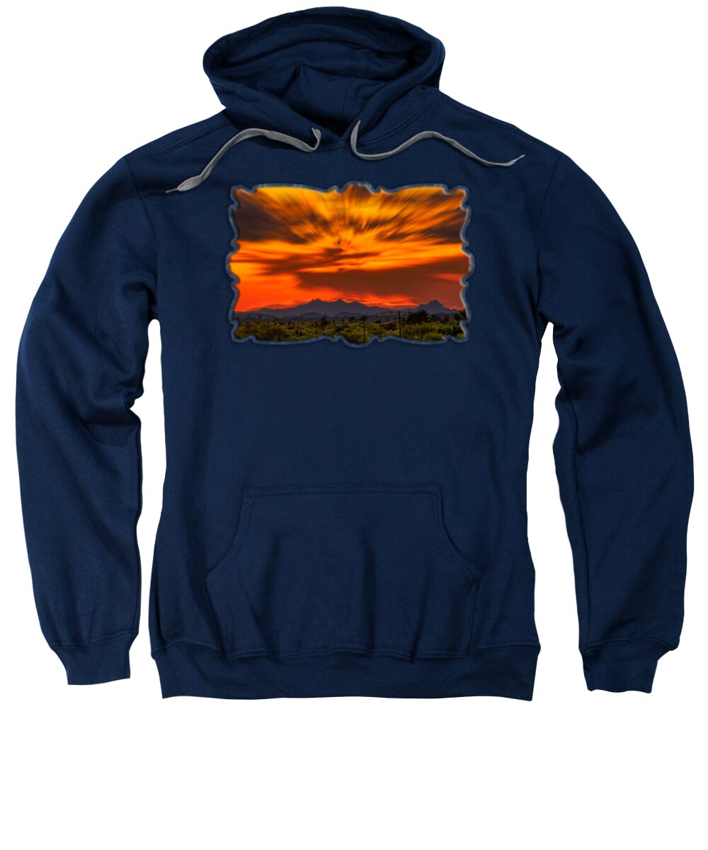 Design Sweatshirt featuring the photograph Misty Mountain Energy H12 by Mark Myhaver