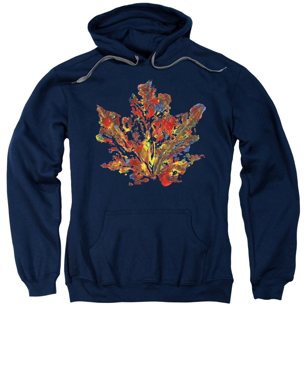 Autumn Sweatshirt featuring the painting Painted Nature 1 by Sami Tiainen