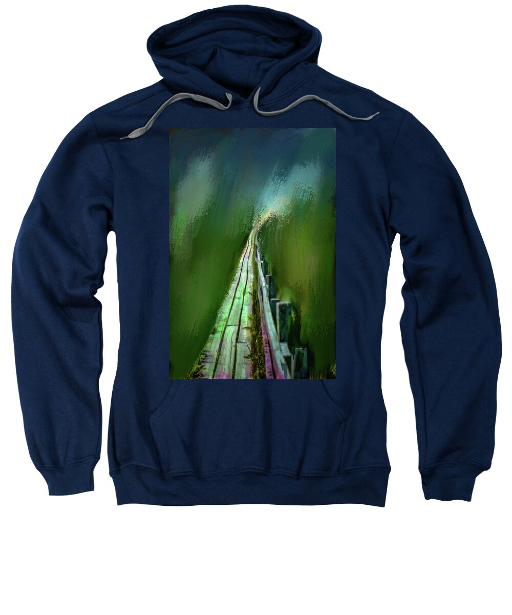 Path To The Unknown Sweatshirt featuring the photograph Path To The Unknown #h5 by Leif Sohlman