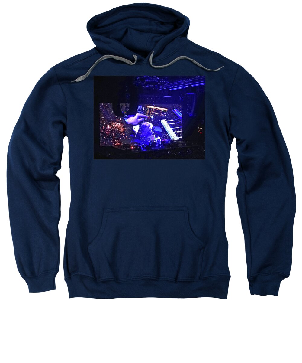 Roger Waters Sweatshirt featuring the photograph Roger Waters 2017 Tour - Breathe Reprise by Tanya Filichkin