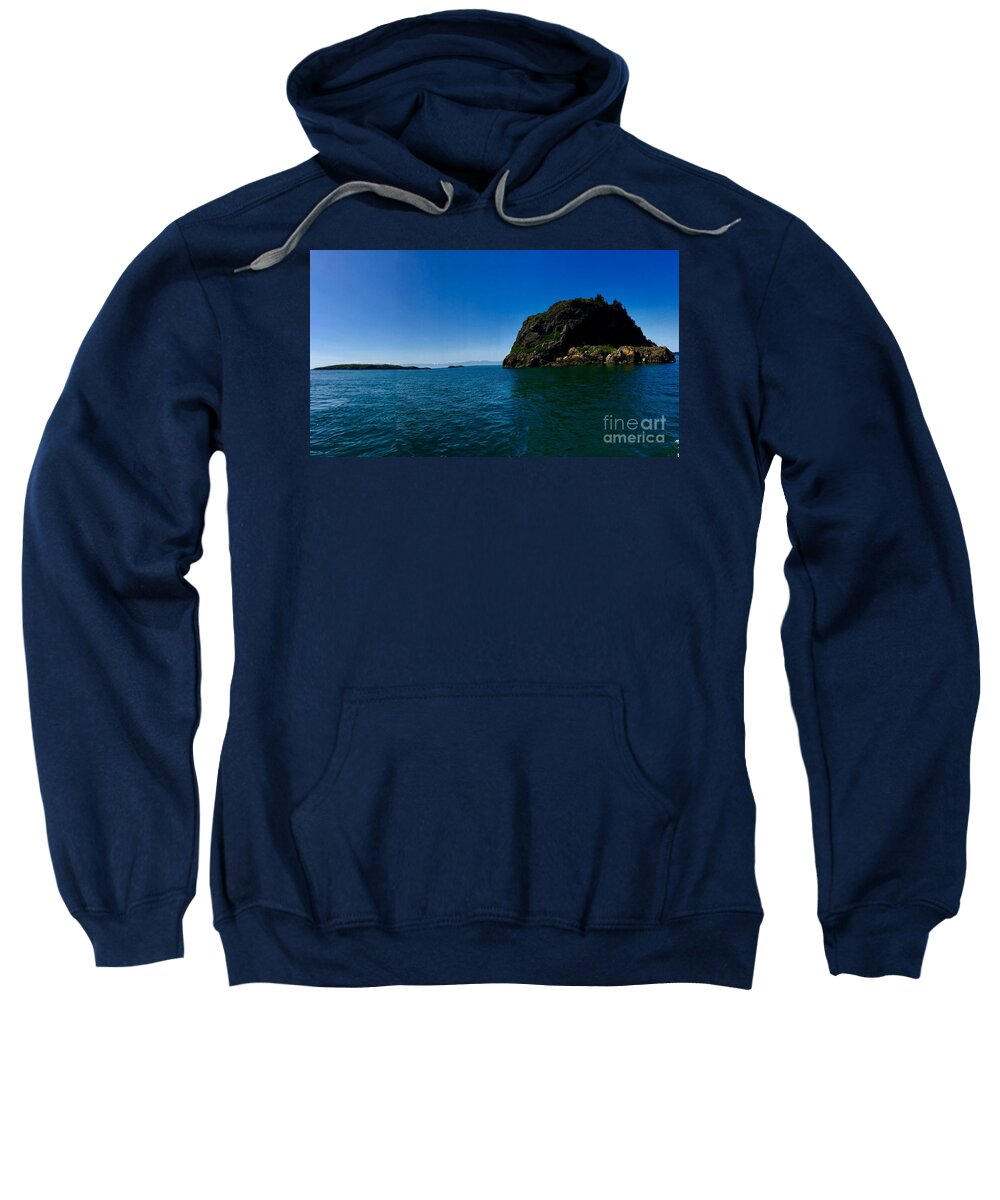 Ocean Sweatshirt featuring the photograph San Juan by Dennis Richardson