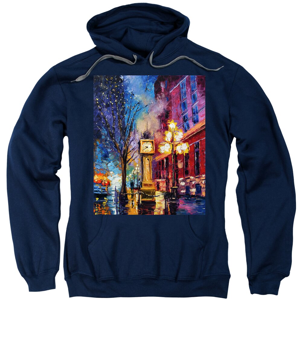 City Sweatshirt featuring the painting Victims of Glorious Settings, vol.2 by Nelson Ruger