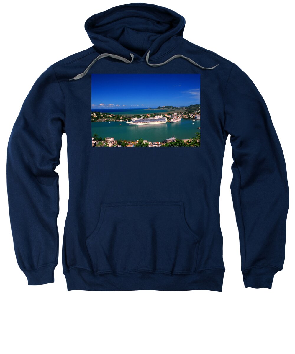 St. Lucia Sweatshirt featuring the photograph Where are my people by Gary Wonning