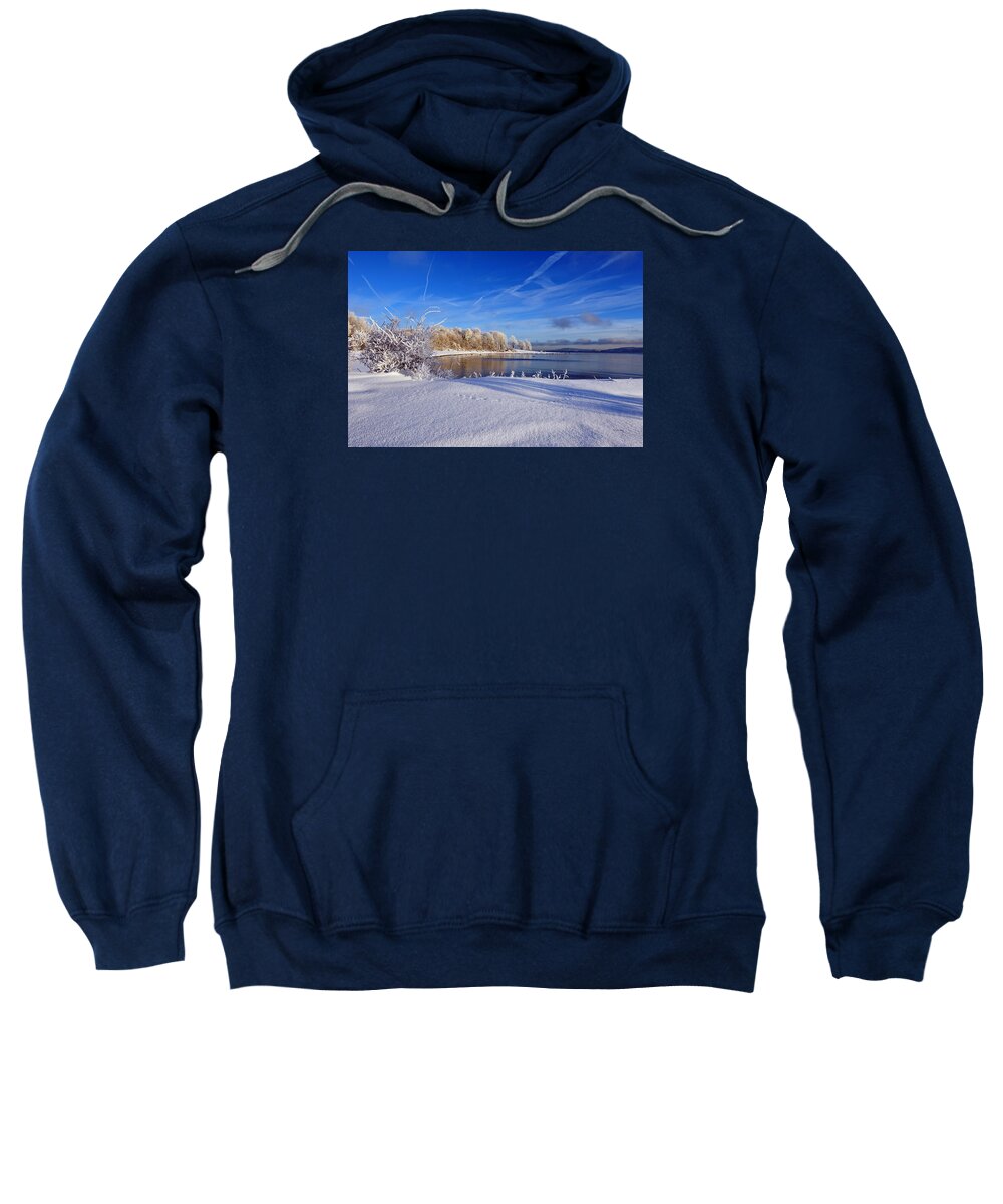 Ocean Sweatshirt featuring the photograph Wondrous Winter by Randi Grace Nilsberg