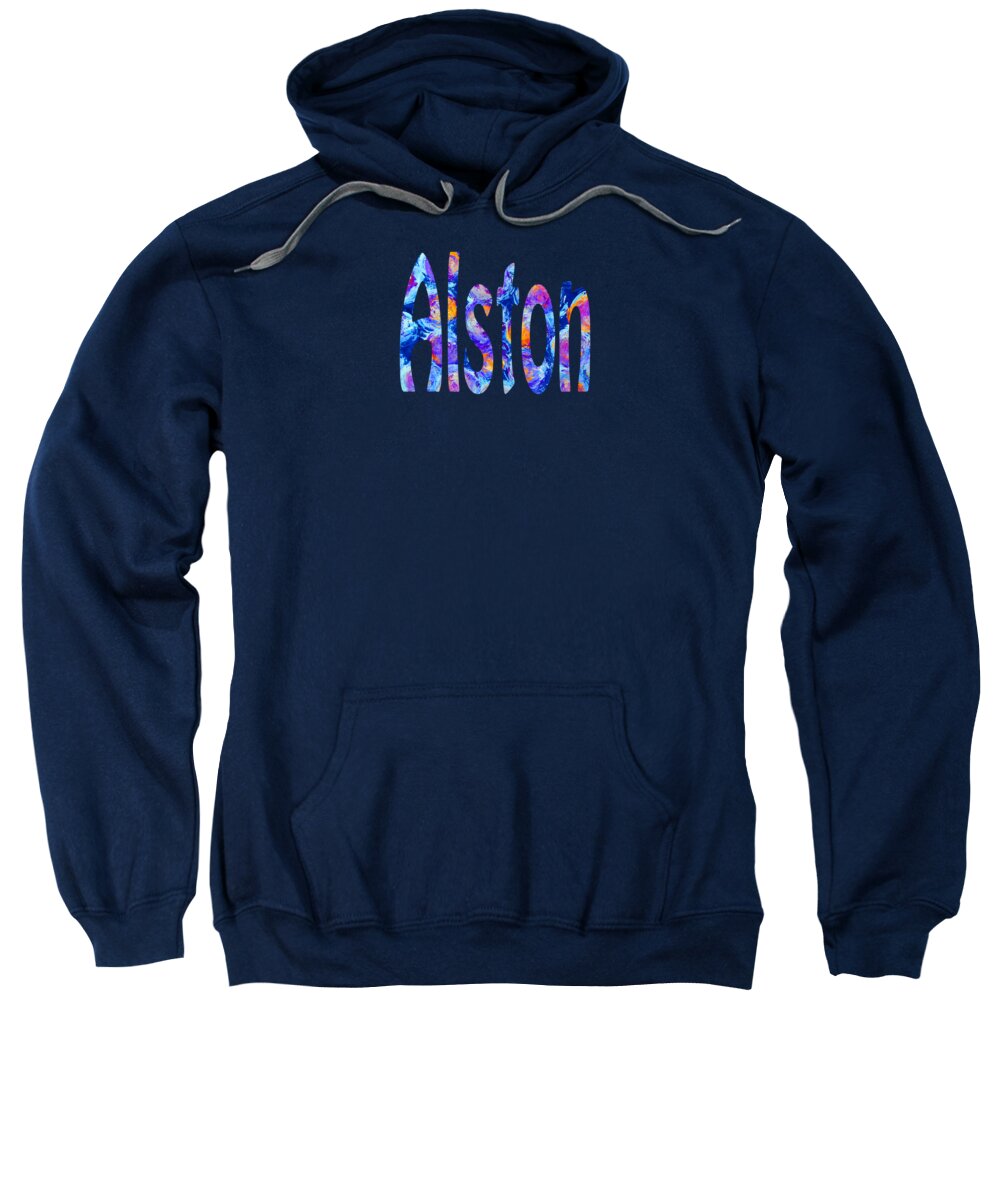 Alston Sweatshirt featuring the painting Alston by Corinne Carroll