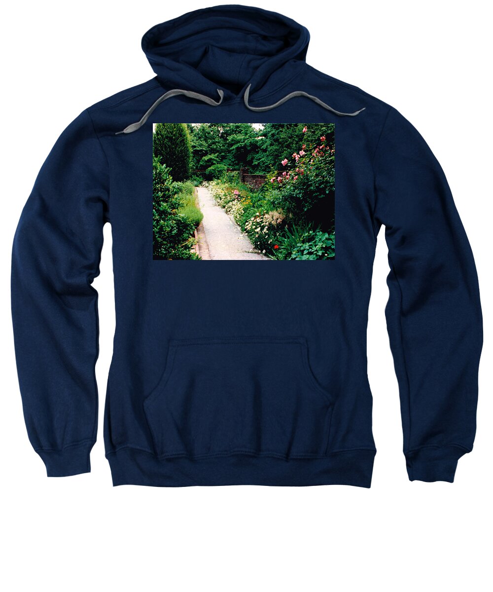 Henry Clay Estate Sweatshirt featuring the photograph Ashland Garden Walk by Mike McBrayer