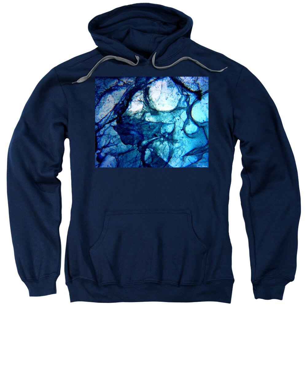  Sweatshirt featuring the photograph Beneath the Ice by Rein Nomm