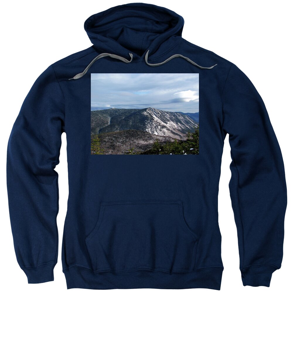 Jackson Sweatshirt featuring the photograph Mts Jackson and Webster by Rockybranch Dreams