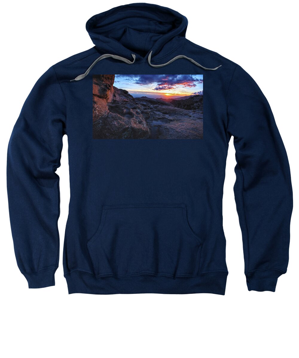 Tucson Sweatshirt featuring the photograph Windy Point Sunset by Chance Kafka