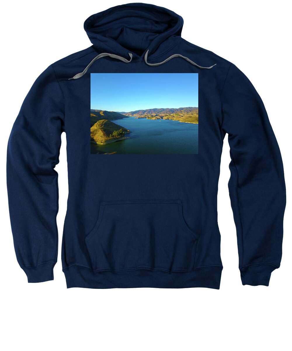 Water Sweatshirt featuring the photograph A View From the Lake by Marcus Jones
