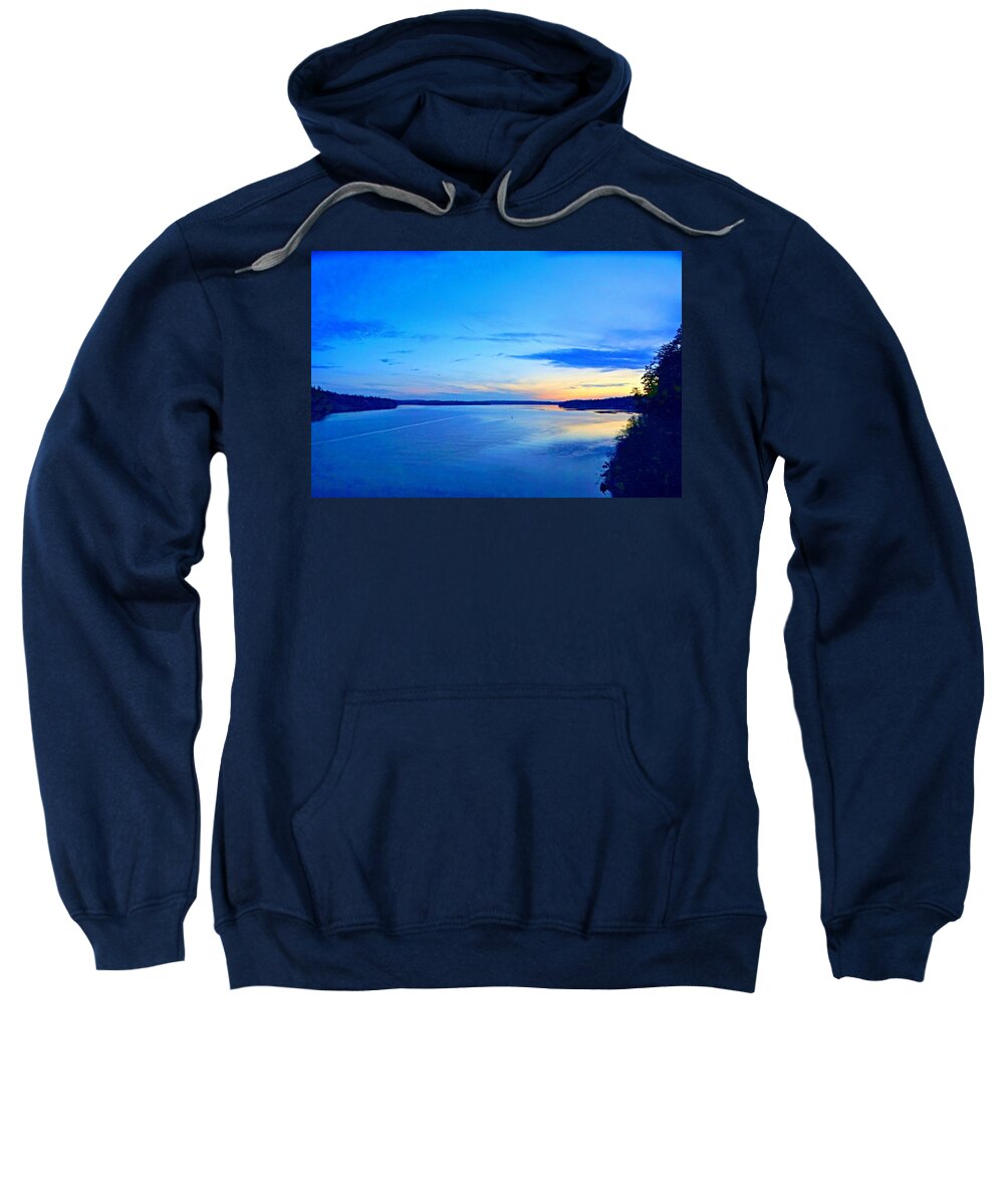 Landscape Sweatshirt featuring the photograph Agate Passage by Bill TALICH