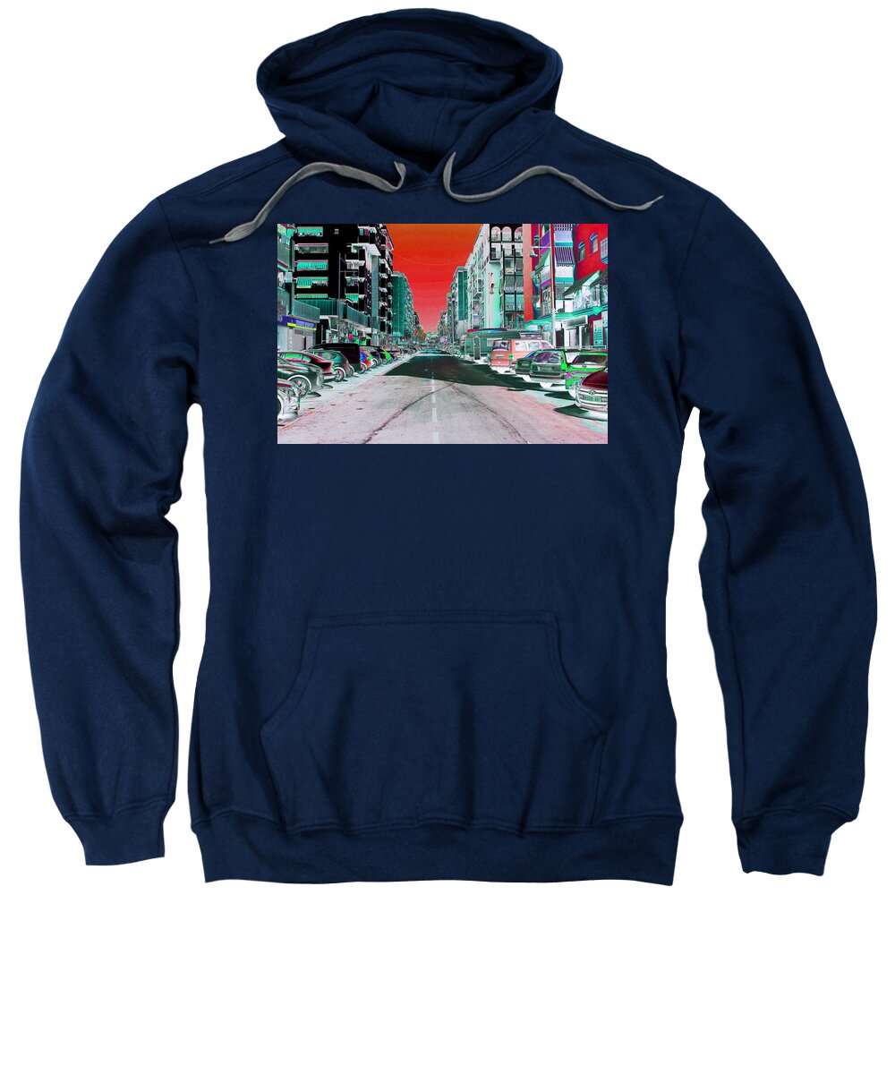 Vivid Sweatshirt featuring the photograph Beneath The Mothership by Justin Farrimond