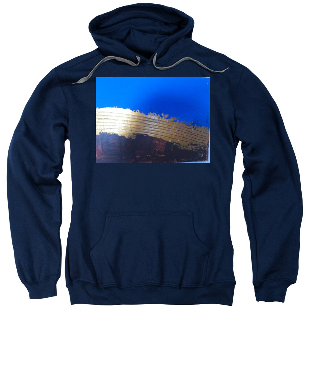  Sweatshirt featuring the painting Caos67 open artwork by Giuseppe Monti