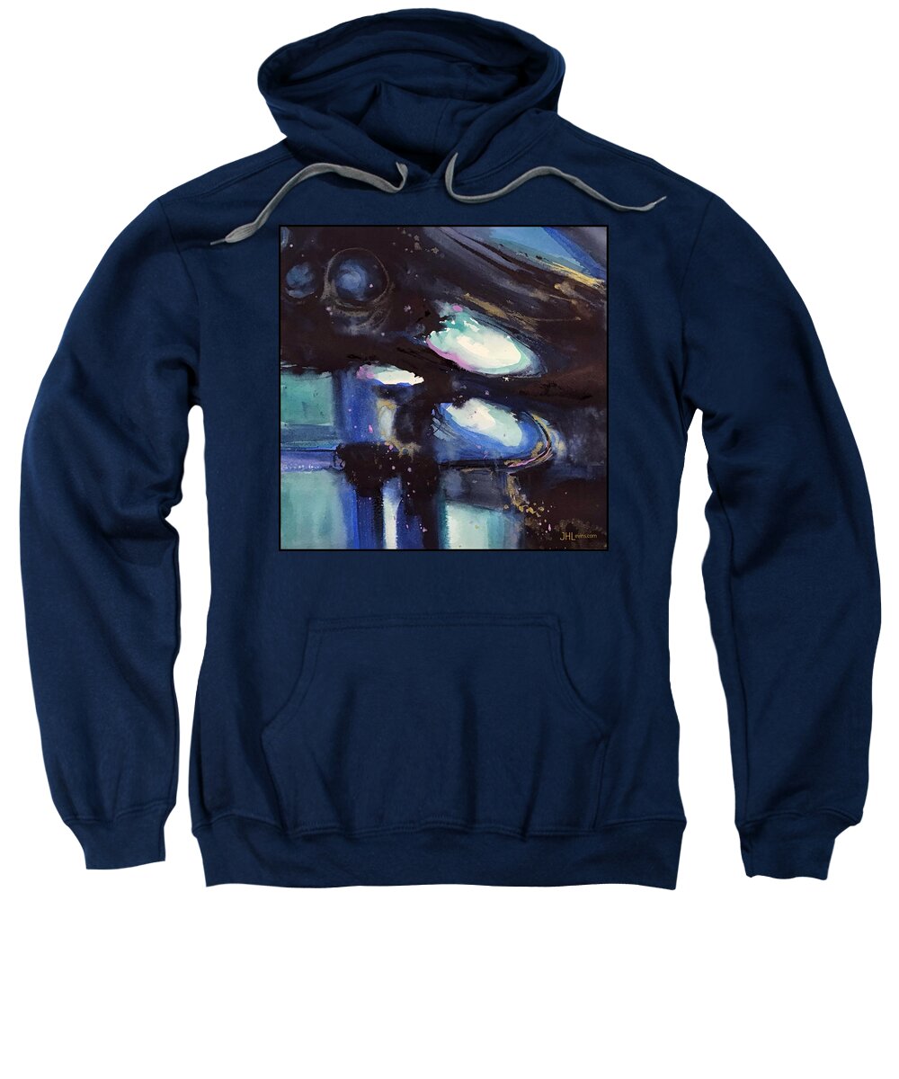 Abstract Sweatshirt featuring the painting Infinite by Judith Levins