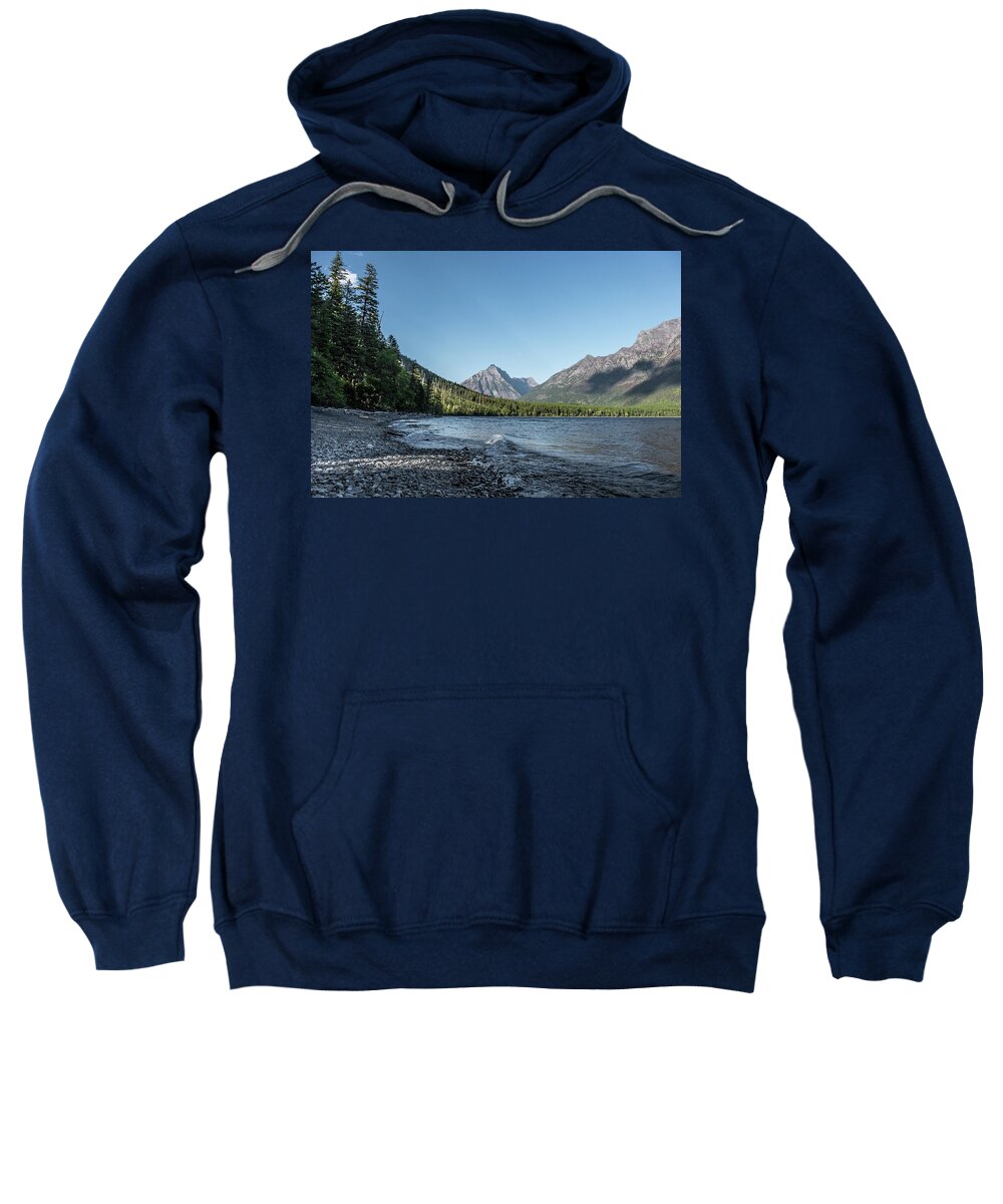 Montana Sweatshirt featuring the photograph Lake McDonald #3 by Alberto Zanoni