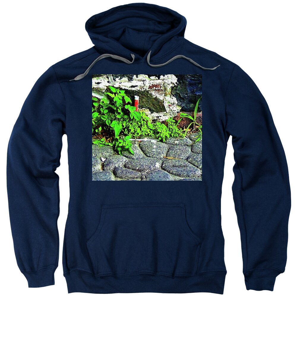 Nature Sweatshirt featuring the photograph Lessons from Nature on Surviving and Thriving by Aberjhani