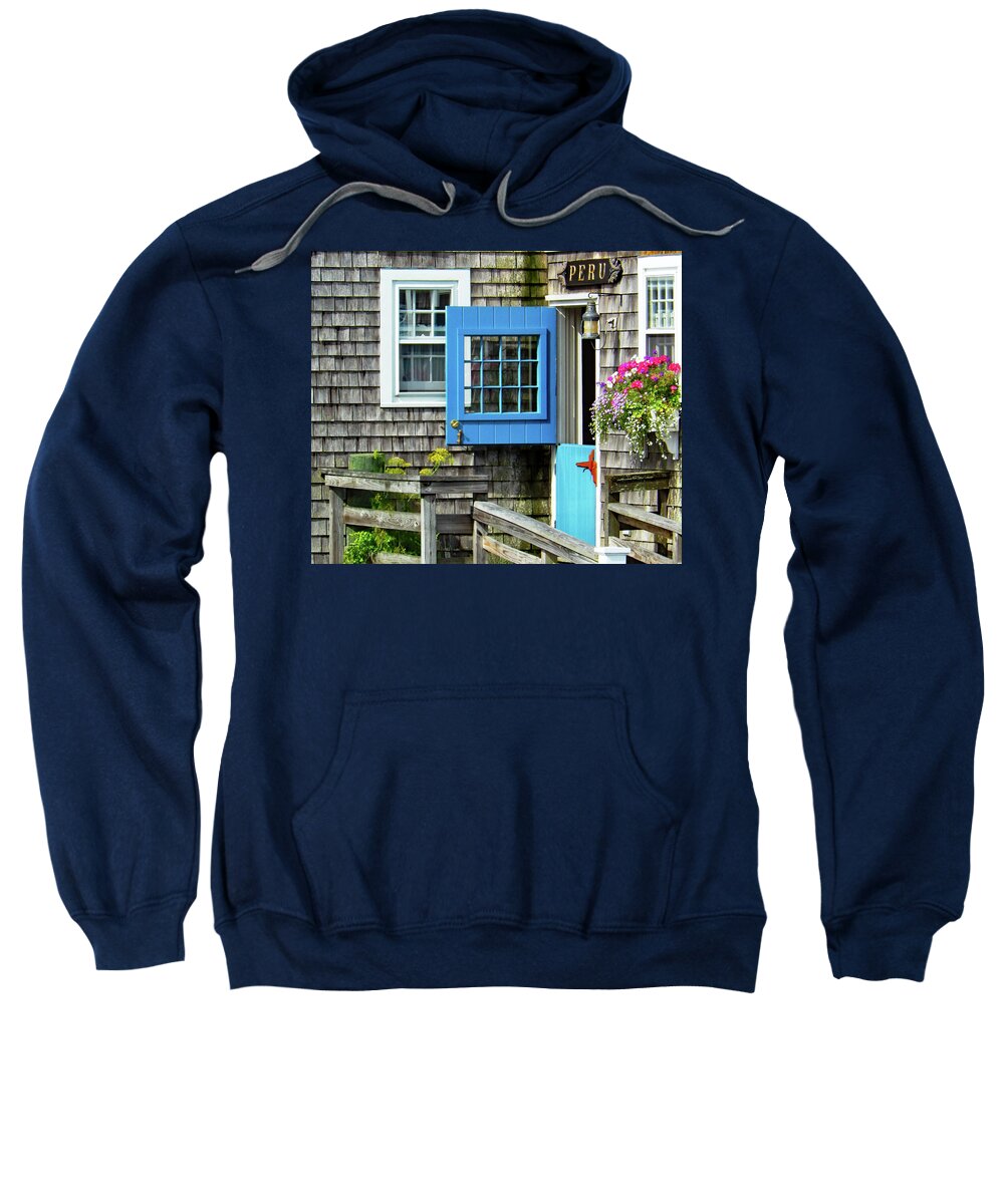 Cape Cod Sweatshirt featuring the photograph Open Door Policy 300 by Sharon Williams Eng