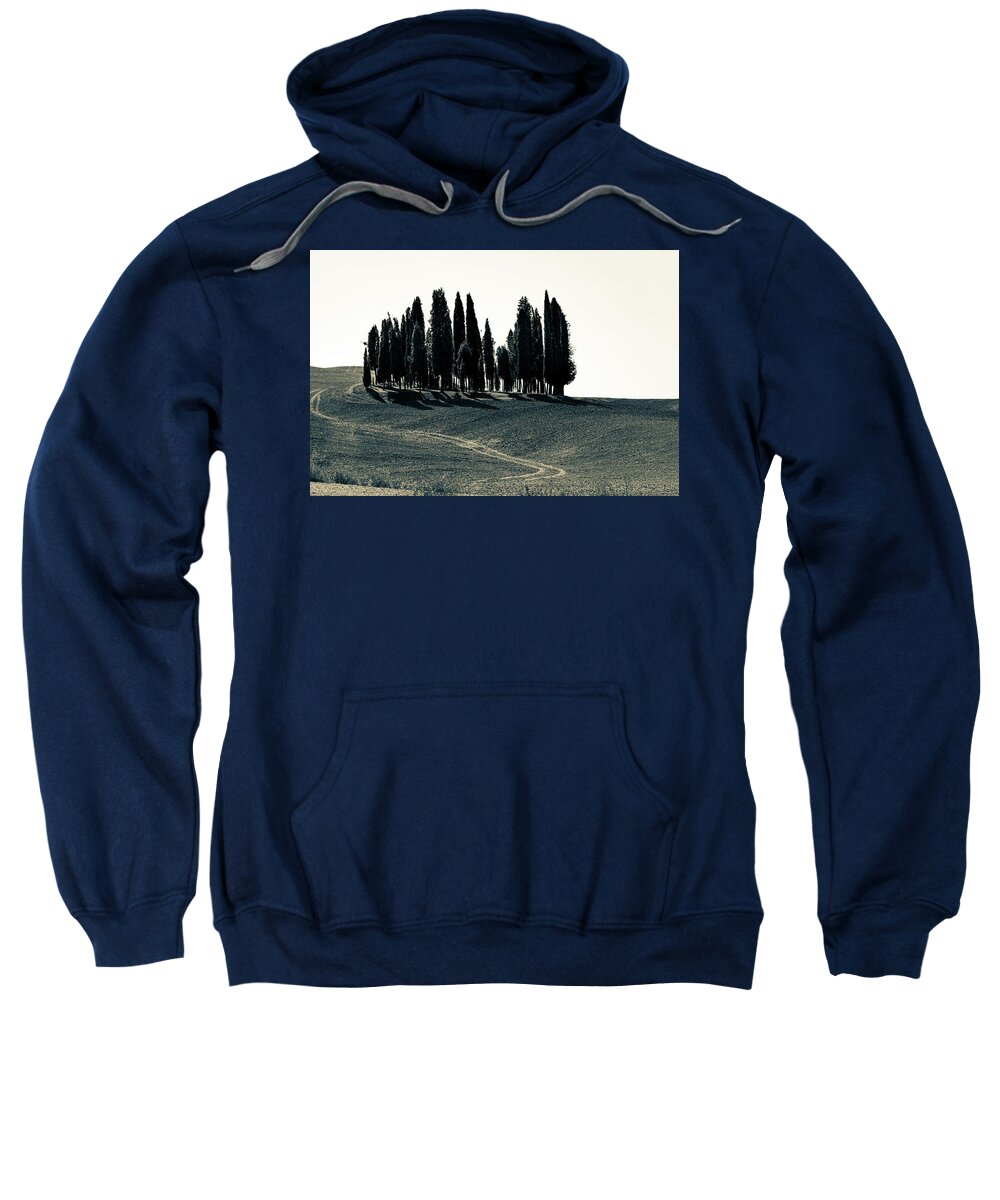 Pierenza Sweatshirt featuring the photograph Pierenza, Italy, countryside by Marian Tagliarino