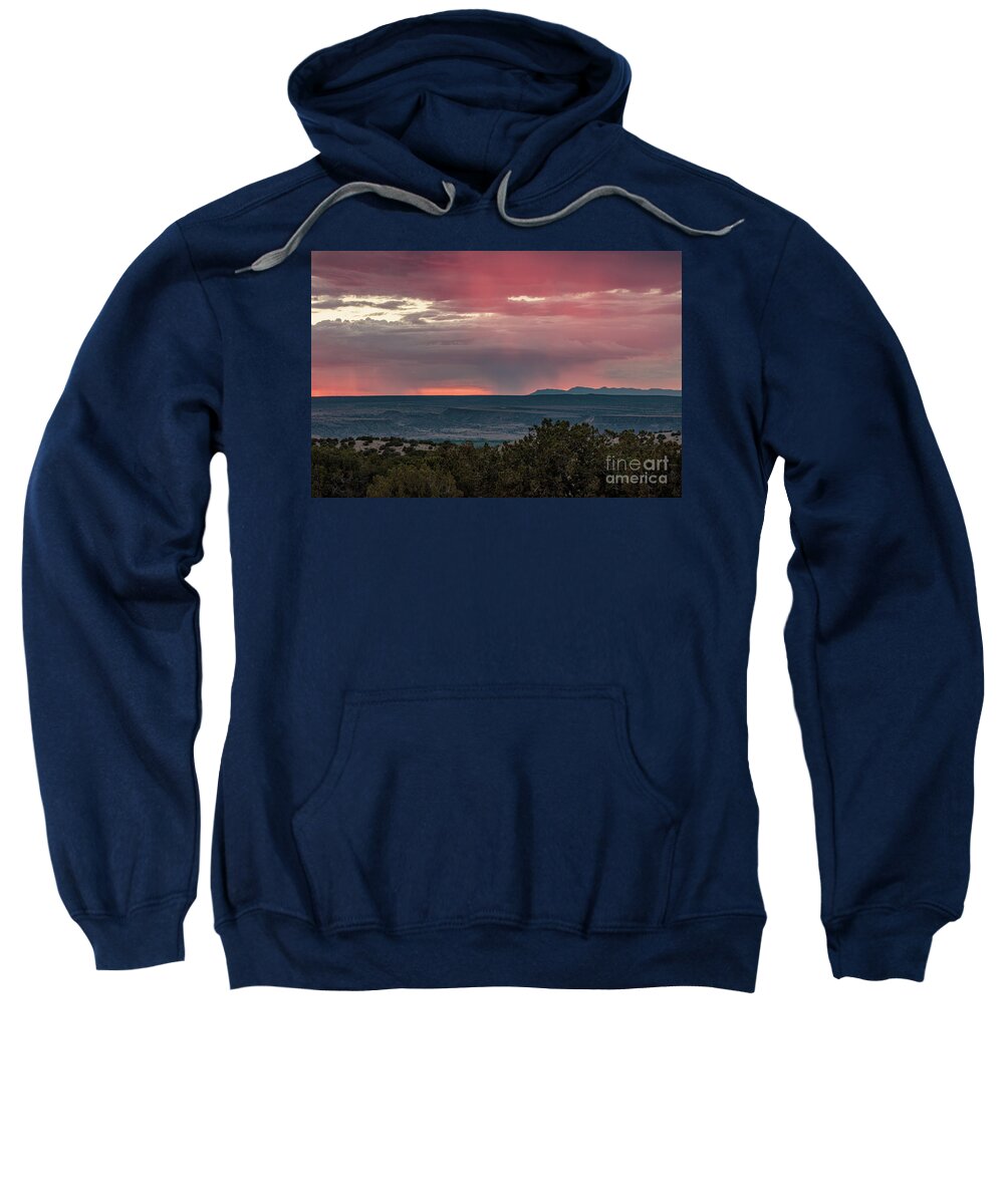 Sky Sweatshirt featuring the photograph Pink Virga by Seth Betterly
