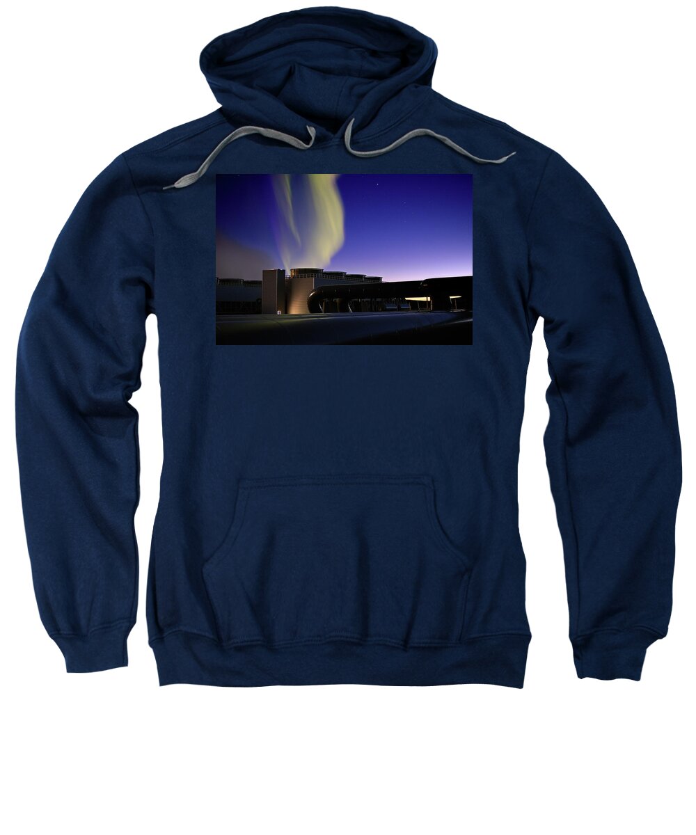 Iceland Sweatshirt featuring the photograph Power and lighting by Christopher Mathews