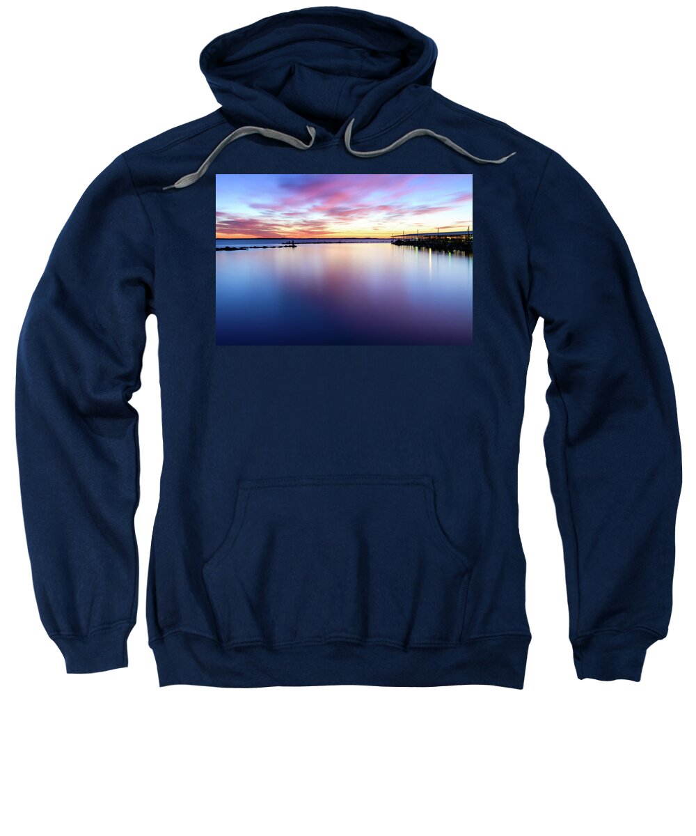 Dallas Sweatshirt featuring the photograph Reflections of Twilight by Michael Scott