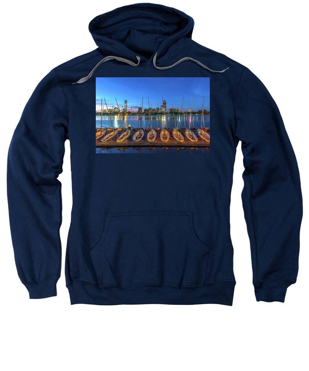 Boston Sweatshirt featuring the photograph Sails to the wind by Bryan Xavier