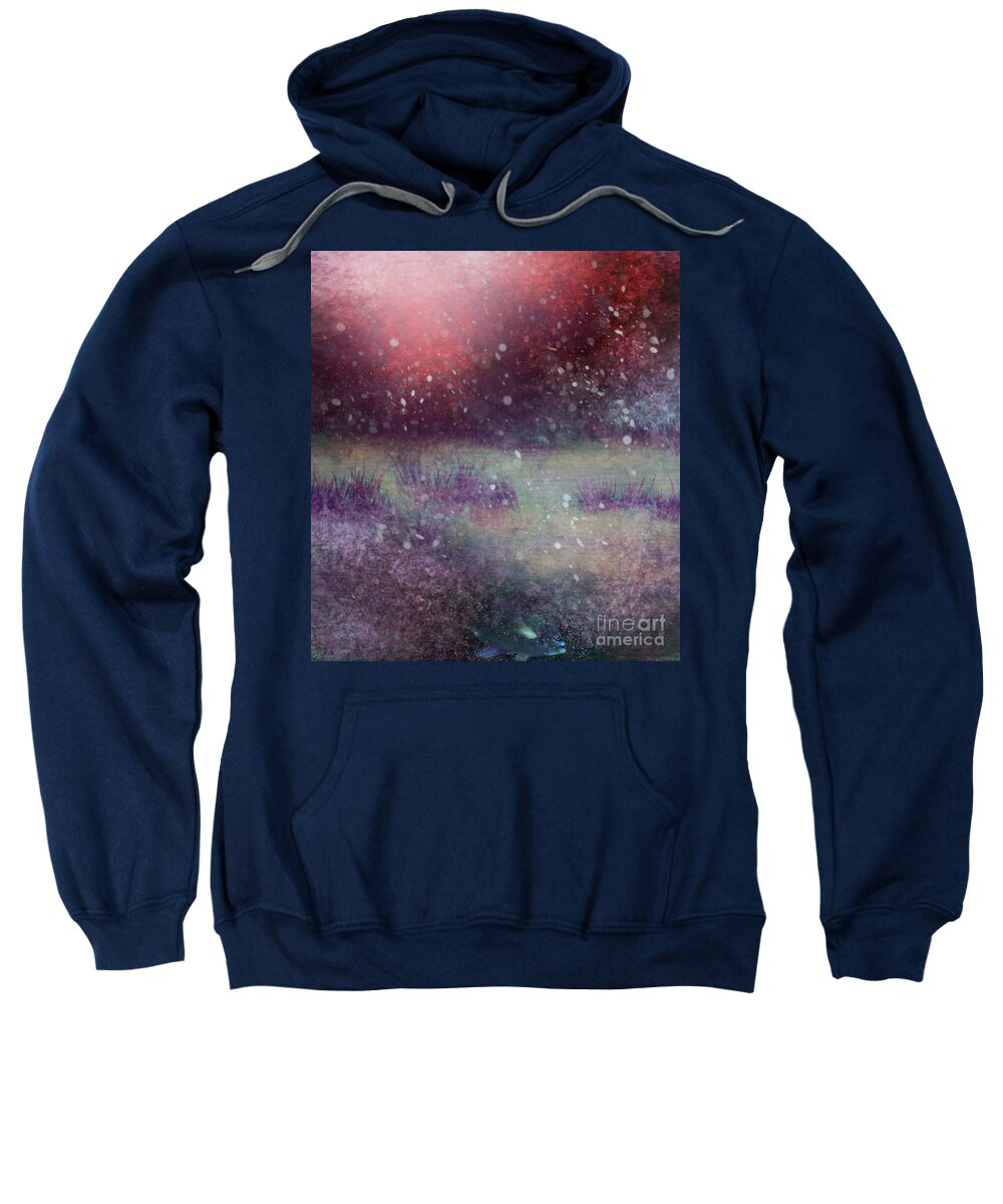 Christmas Sweatshirt featuring the digital art Sixteen Day's To Christmas 2020 by Julie Grimshaw