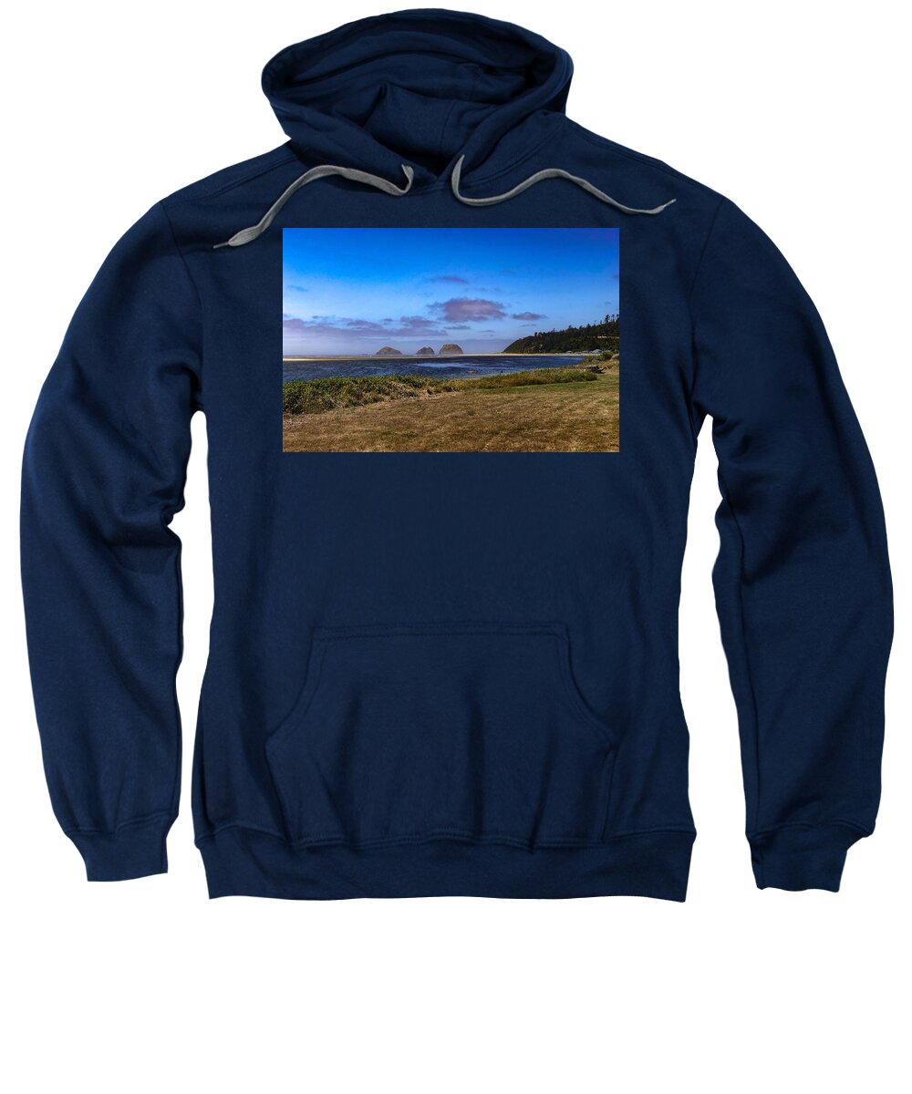 Painting Sweatshirt featuring the mixed media Summer Afternoon by Chriss Pagani
