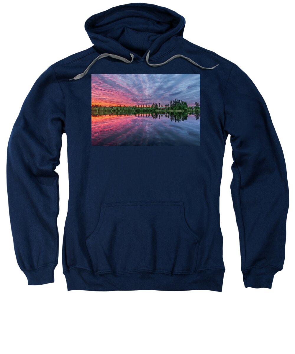 Sunrise Sweatshirt featuring the photograph Sunrise at 2am by Thomas Kast
