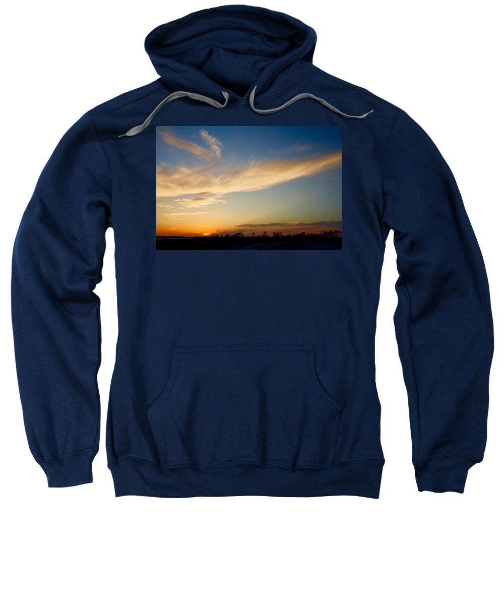 Beautiful Sweatshirt featuring the photograph Sunset Over Dolphin Head by Dennis Schmidt