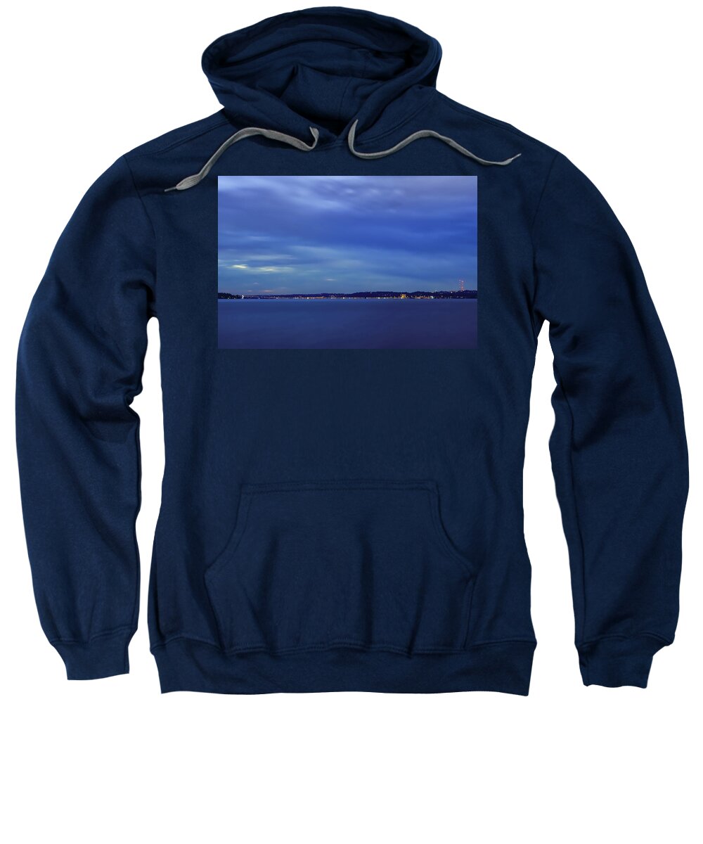 Bridge Sweatshirt featuring the photograph The Evergreen Point Floating Bridge by Anamar Pictures