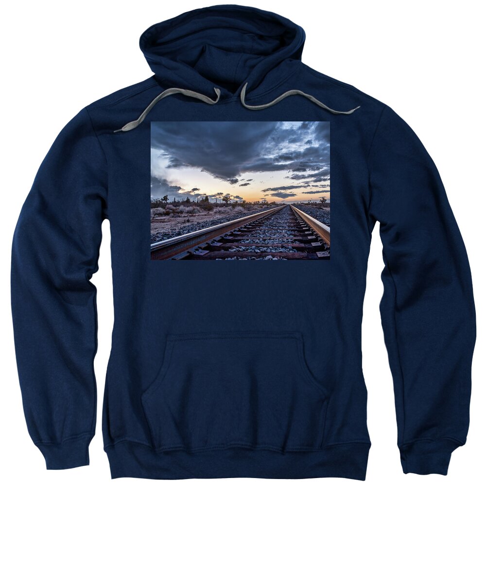 Train Sweatshirt featuring the photograph Traveler by Daniel Hayes