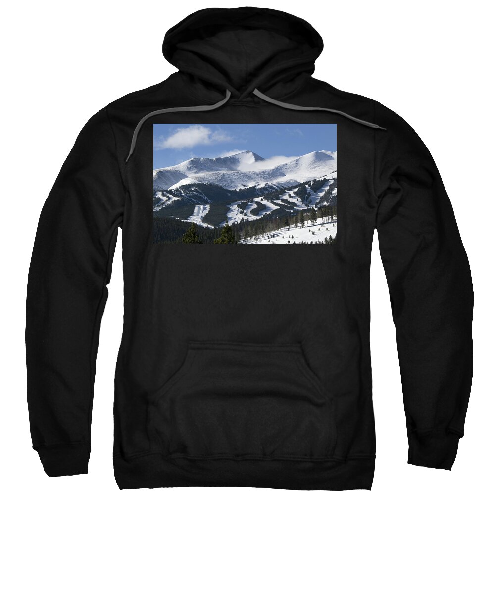 Breckenridge Sweatshirt featuring the photograph Breckenridge Resort Colorado #1 by Brendan Reals