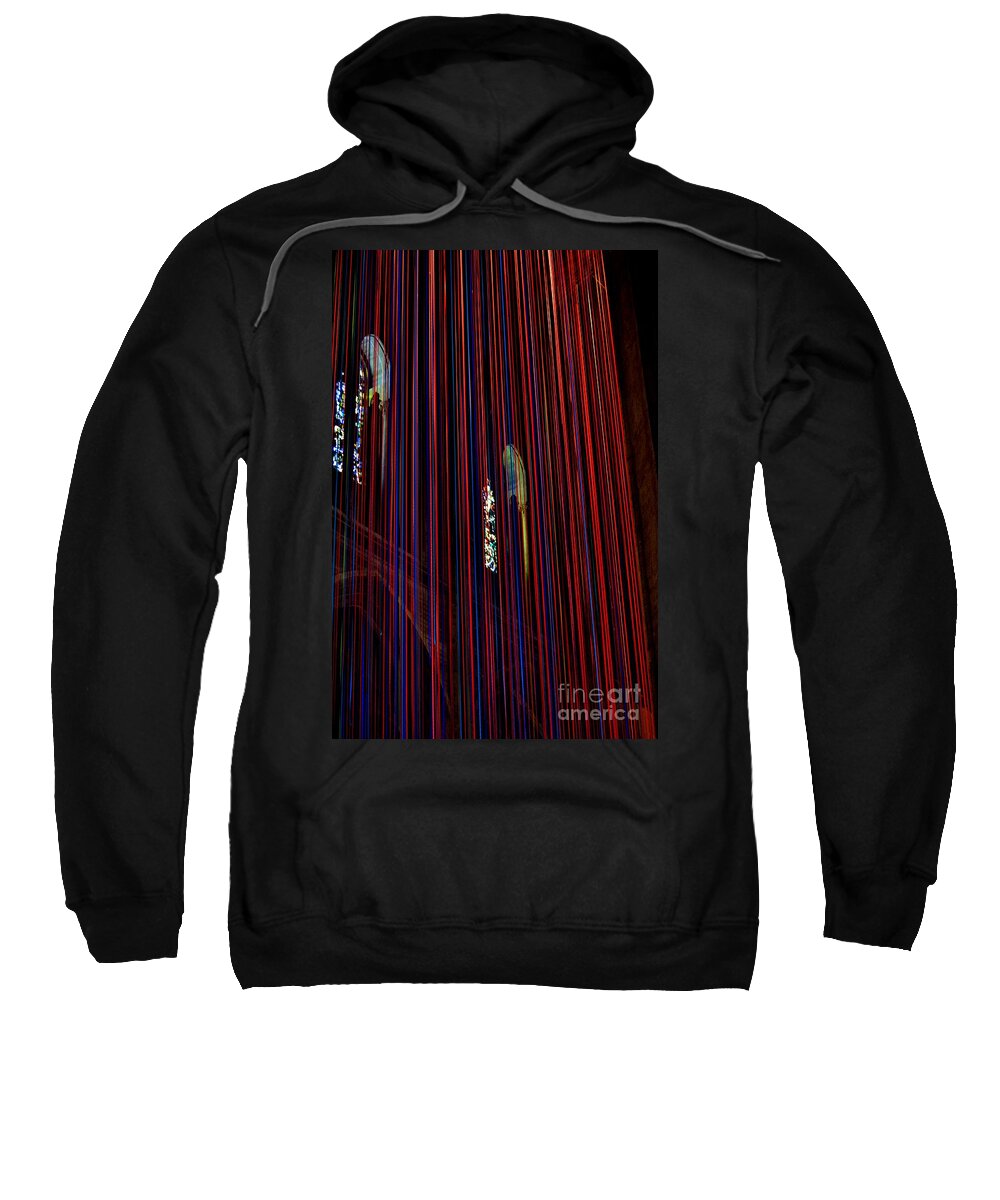 Grace Cathedral Sweatshirt featuring the photograph Grace Cathedral with Ribbons #1 by Dean Ferreira