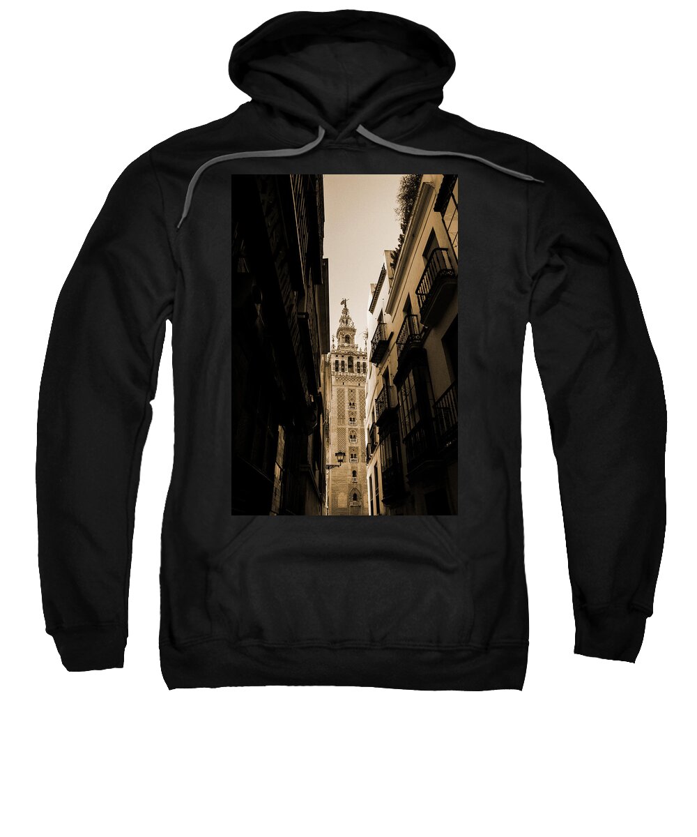 Seville Sweatshirt featuring the photograph La Giralda - Seville Spain by AM FineArtPrints