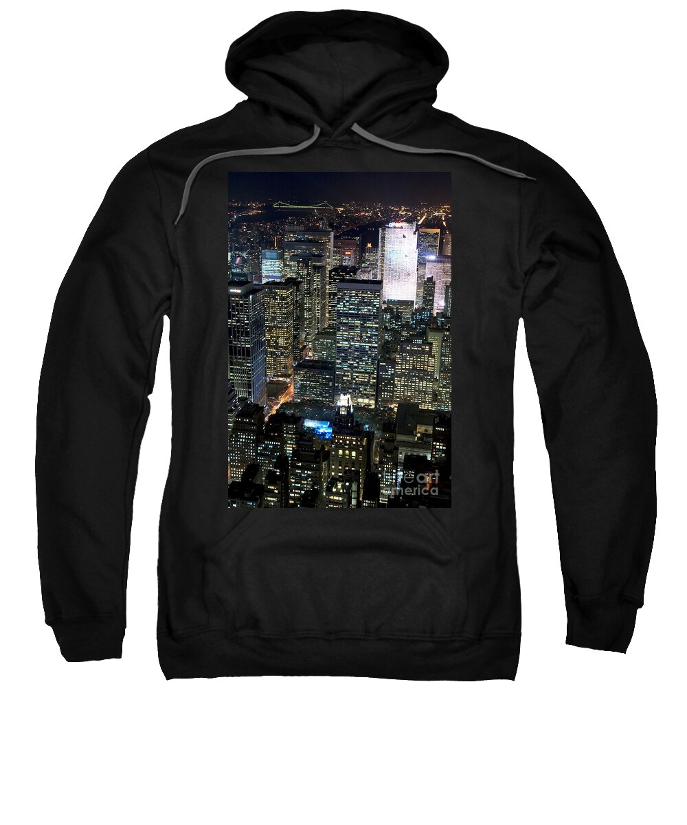 Skyline Sweatshirt featuring the photograph Manhattan Skyline #1 by Catherine Ursillo