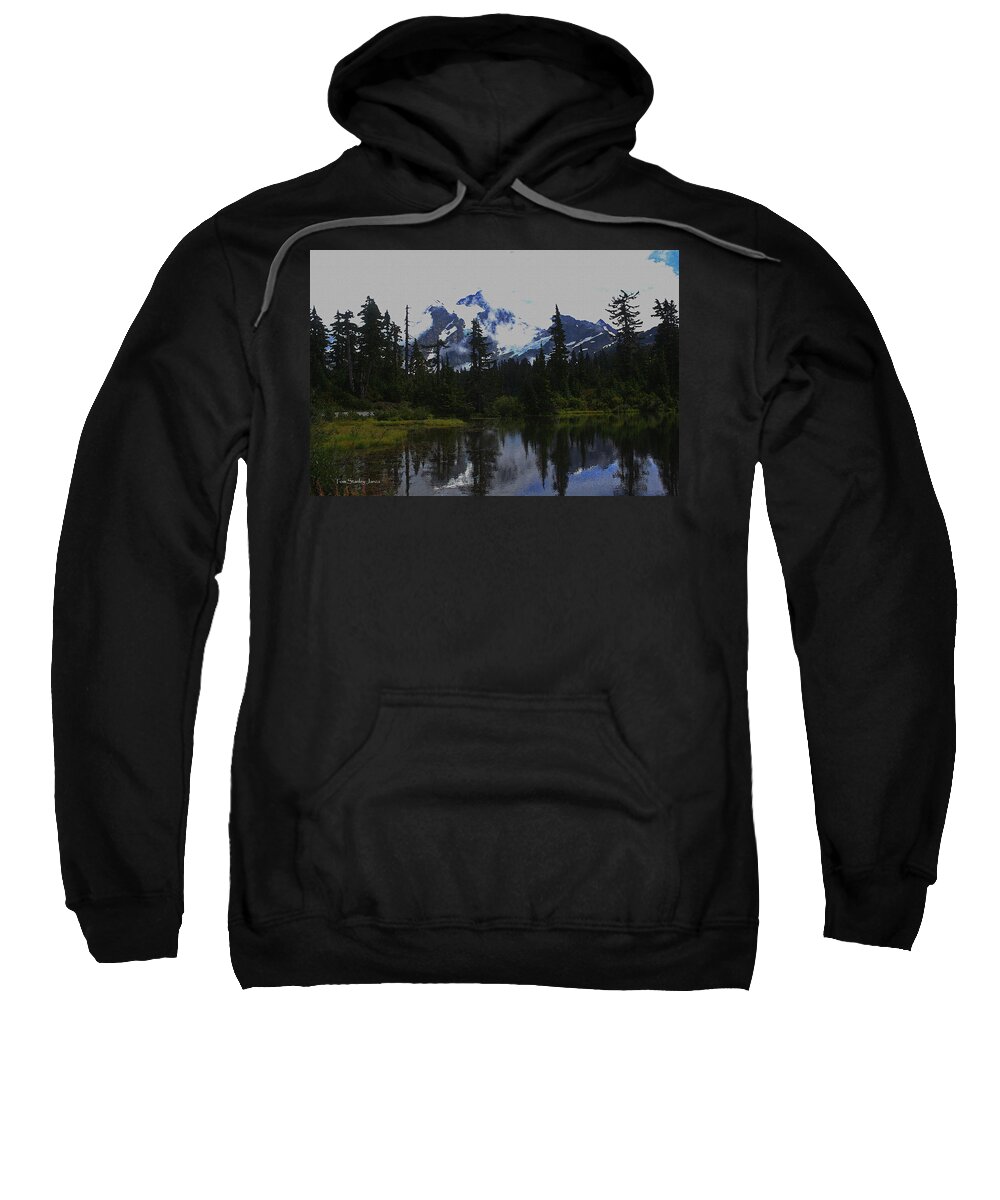 Mt Baker Washington Sweatshirt featuring the photograph Mt Baker Washington #1 by Tom Janca