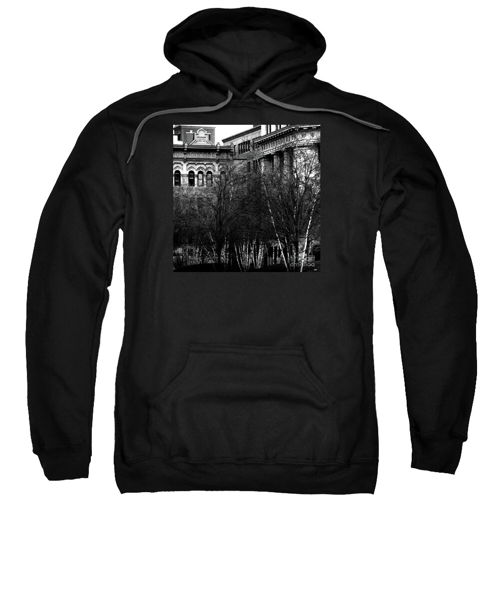 Building Sweatshirt featuring the photograph 1873 by Linda Shafer