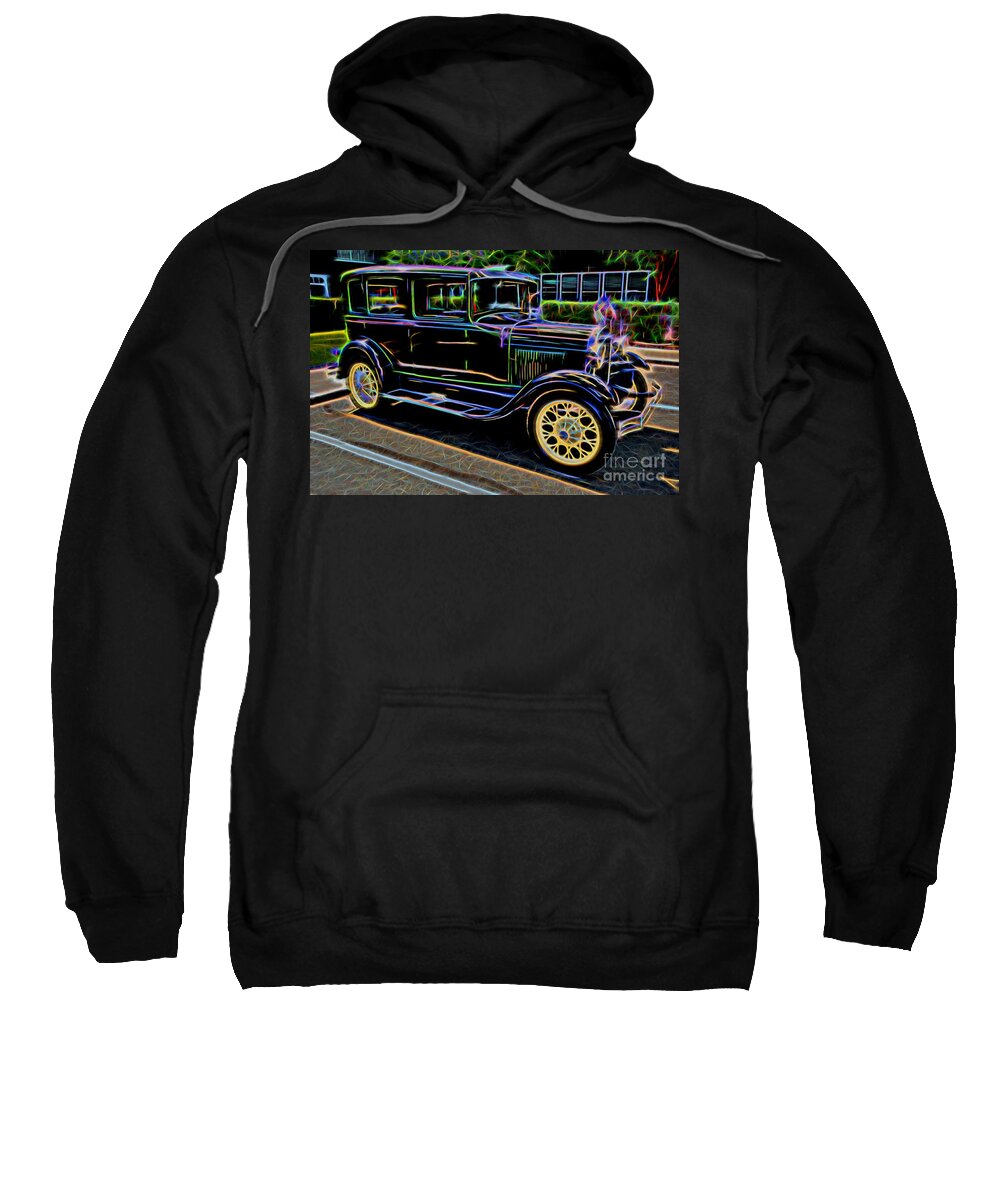 Ford Sweatshirt featuring the photograph 1929 Ford Model A - Antique Car by Gary Whitton