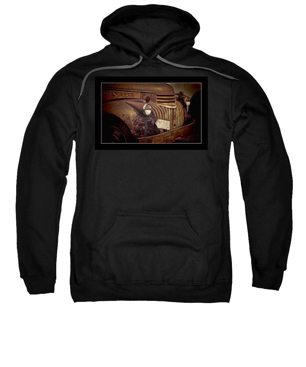 Chevy Sweatshirt featuring the photograph 1946 Chevy Truck by Ron Roberts