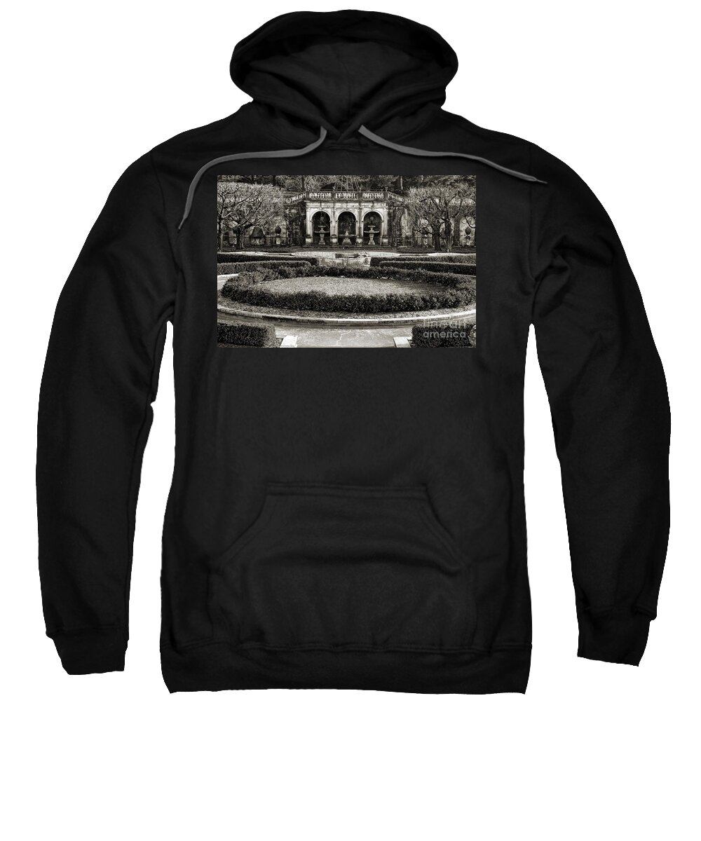 Architecture Sweatshirt featuring the photograph A Garden of Rare Beauty by Marcia Lee Jones