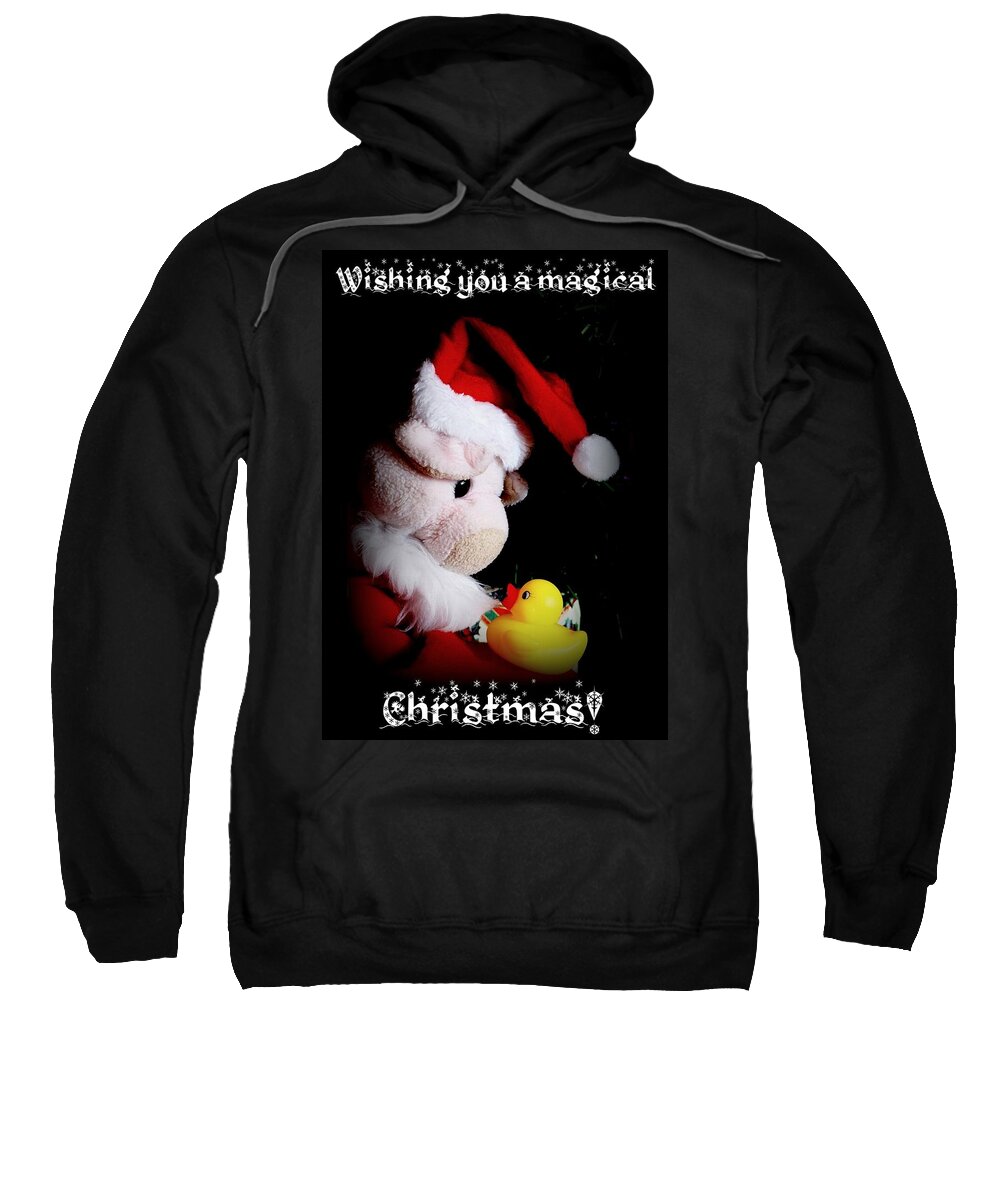 Christmas Sweatshirt featuring the photograph A Magical Christmas by Piggy      