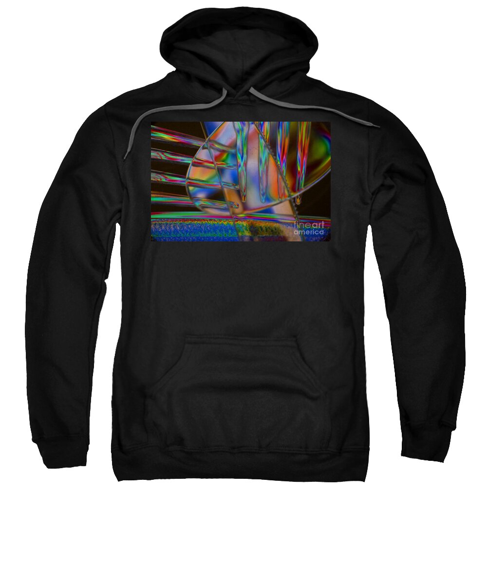 Abstract Sweatshirt featuring the photograph Abstraction in Color 1 by Crystal Nederman