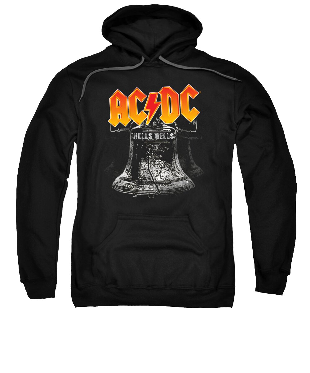 Ac/dc Sweatshirt featuring the digital art Acdc - Hell's Bells by Brand A