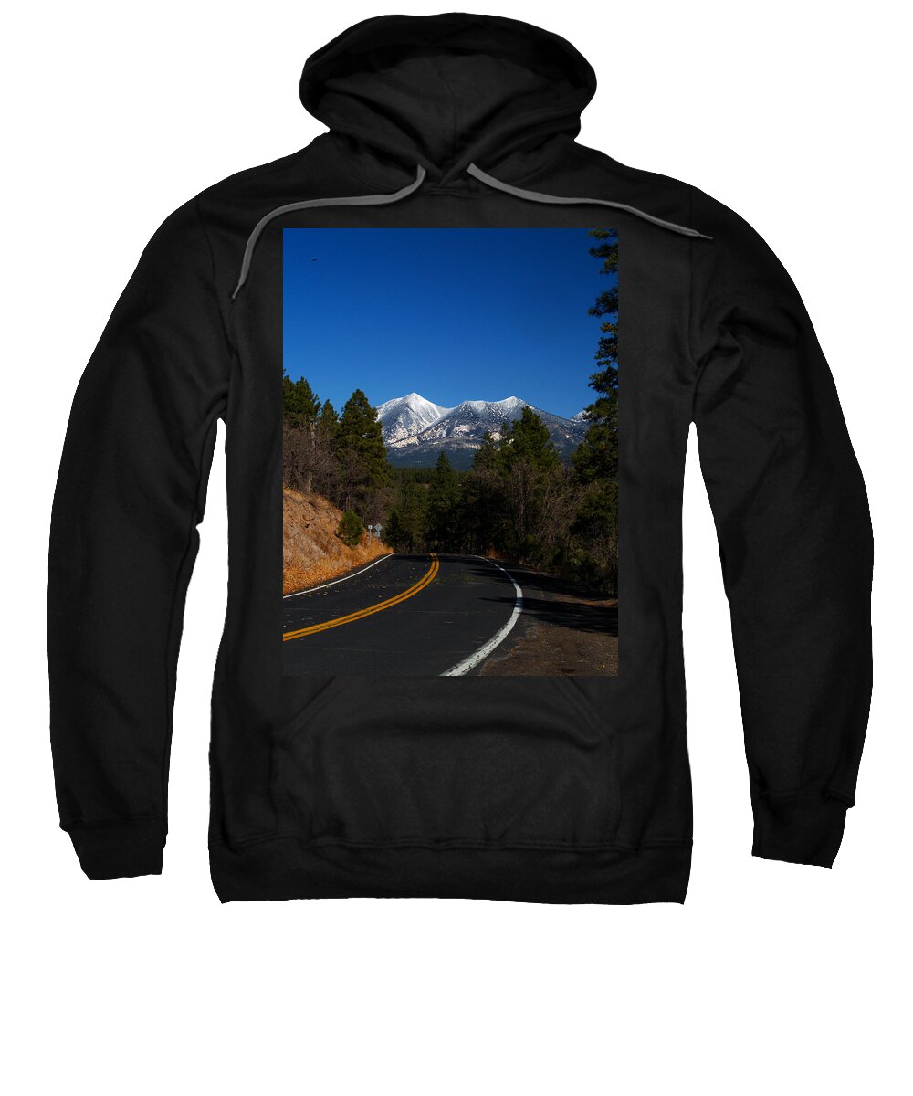 Arizona Sweatshirt featuring the photograph Arizona Country Road by Joshua House