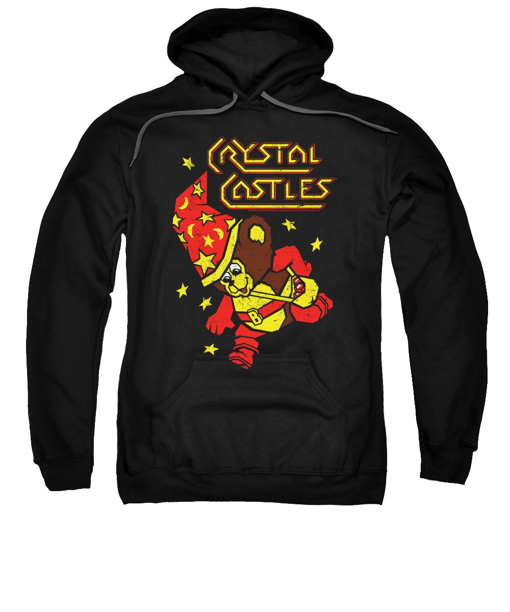  Sweatshirt featuring the digital art Atari - Crystal Bear by Brand A