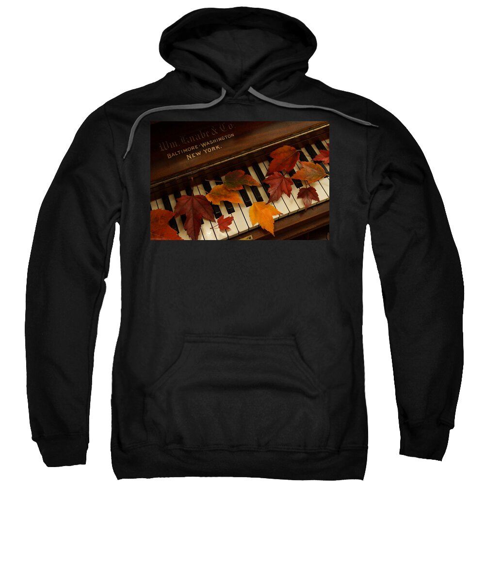 Autumn Sweatshirt featuring the photograph Autumn Piano 14 by Mick Anderson