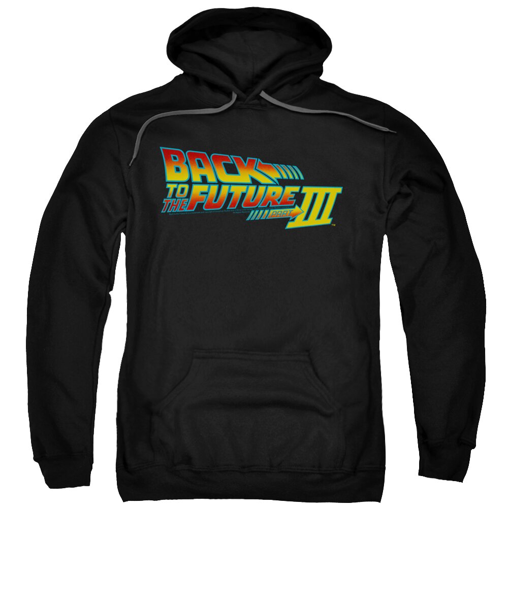  Sweatshirt featuring the digital art Back To The Future IIi - Logo by Brand A